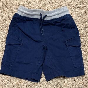 Eddie Bauer Navy and Gray Kids Cargo Shorts